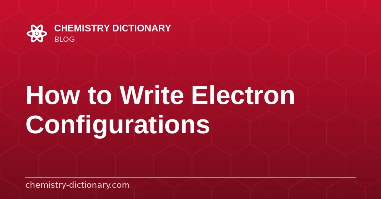 How to Write Electron Configurations (Step by Step)